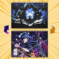 Скетчбук А5  96 арк. 60-65 гр.м² Solo Leveling / Тільки я візьму новий рівень 013