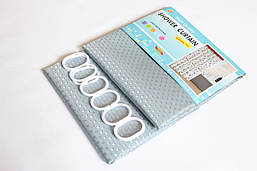 Штора для ванної та душу "Піка" 180х180 см сіра