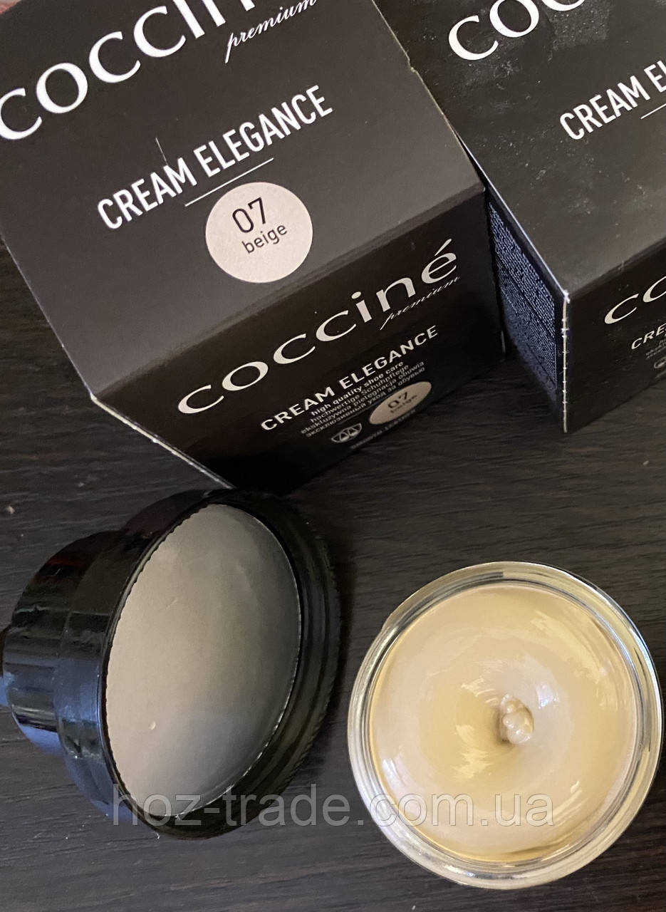 Крем для взуття бежевий Coccine