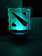 3d-світильник Дота Dota, 3д-нічник, кілька підсвіток (bluetooth), подарунок геймеру, фото 6