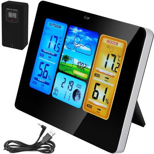 Метеостанція домашня з виносним датчиком Iso Trade S8119, фото 1