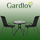 Комплект меблів для балкона, саду - стіл + 2 стільці Gardlov, фото 10