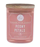 Ароматическая свеча с деревянным фитилем DW Home Peony Petals