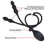 Подвійний надувний стимулятор, фото 4