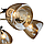 Стельова люстра на шість плафонів медового кольору з поворотними механізмами під лампу Е27 Svet SR-N3858/6 AB, фото 3