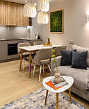 Стілець обідній Марвел – комплектація Ніжки плоскі – оббивка Малькольм 56, ТМ Річман, фото 6