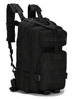 Тактический штурмовой военный рюкзак HUNTER на 23-25литров Черный