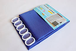 Штора для ванної та душу "Піка" 180х180 см синя