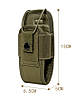 Тактичний підсумок для рації (чехол для рації) E-Tac R01 Olive Green, фото 10