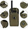 Тактичний підсумок для рації (чехол для рації) E-Tac R01 Olive Green, фото 4