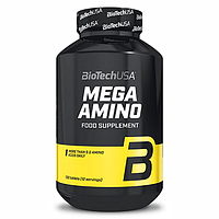 BioTech USA Mega Amino 100 таблеток, аминокислоты для спортсменов, комплекс
