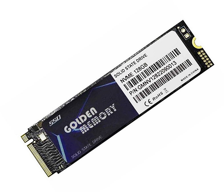 SSD диск M.2 128GB - твердотільний накопичувач NVMe 2280 PCIe Gen3.0 x4 Golden Memory (7706866)