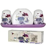 Набір для спецій кераміка 3ін. Мікс, фото 5