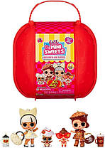 LОЛ Валіза Чемодан Делюкс ЛОЛ Міні світс 4 ляльки LOL Surprise Loves Mini Sweets Deluxe S2 with 4 Dolls Jelly Belly