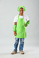 Фартух для праці і творчості з косинкою 6-10 років (салатовий)