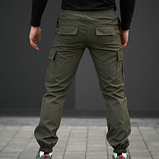 Спортивний костюм чоловічий Intruder: куртка soft shell light "iForce" + штани "Hope", Хакі / Стильний костюм, фото 2