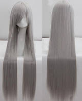 Длинные серые парики RESTEQ 100см, прямые волосы, парики из высококачественных синтетических термостойких
