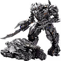 Трансформер Вояжер Мегатрон. Transformers Voyager Megatron. Экшн-фигурка трансформер-танк 35 см