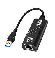 Портативный DBIT адаптер сетевого кабеля 3.0 USB HUB Type C To RJ45 Сетевая карта