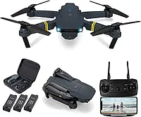 Квадрокоптер Дрон Eachine E58 с Full HD Wi-Fi камерой на 1080p, FPV, барометром, до 10 минут полета + кейс