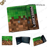 Гаманець Майнкрафт Minecraft із застібкою, фото 3