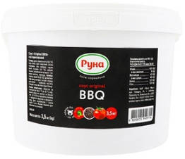 Соус "Original BBQ" Руна 3.5 кг пластикове відро