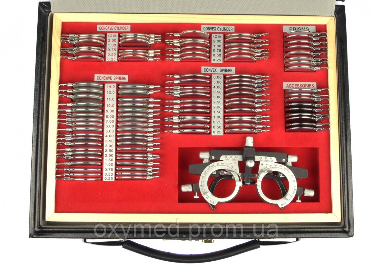 Набори офтальмологічних пробних окулярних лінз 103, Набори офтальмологічних пробних окулярних лінз