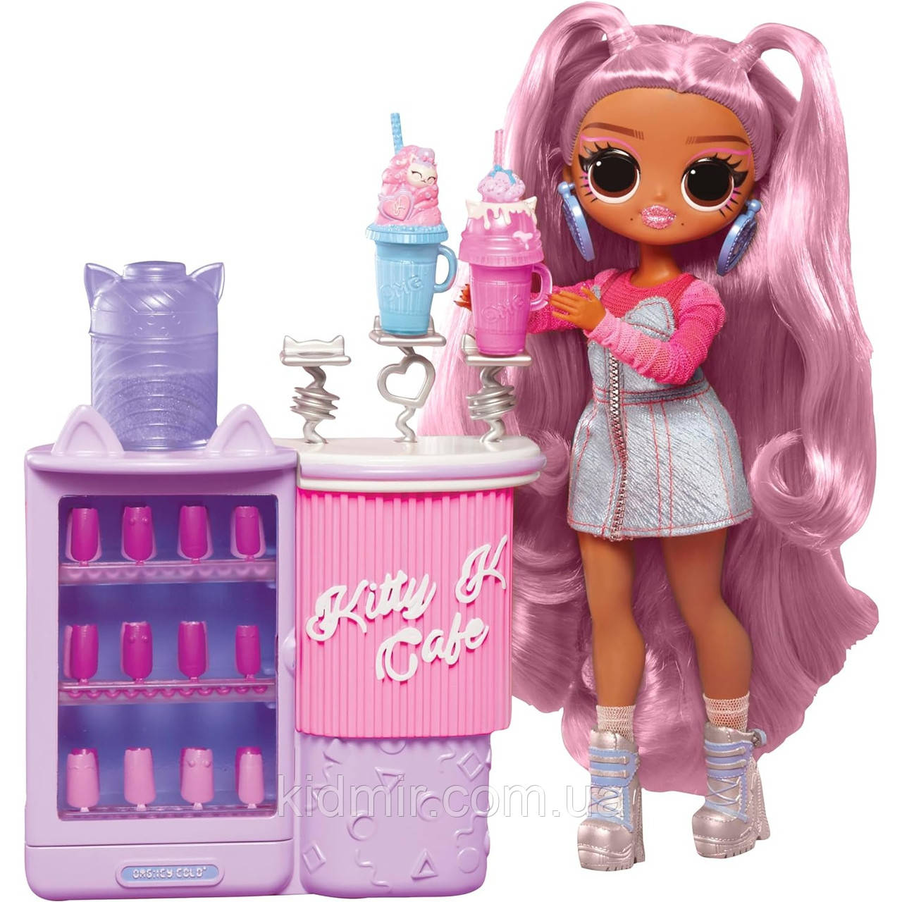 Набір ЛОЛ ОМГ Кафе з лялькою Кітті К LOL Surprise OMG Kitty K Sweet Nails 503859, фото 1