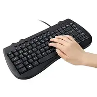 Клавиатура KEYBOARD MINI KP-988 (K-1000) | Компьютерная клавиатура usb | Проводная мини-клавиатура pl