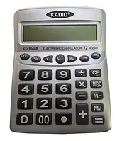 Калькулятор настольный бухгалтерский Kadio KD-1048B с большим экраном 12digits серый pl