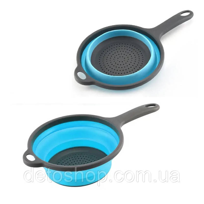 Друшляк-трансформер з ручкою 34x19,5x8 см Stenson МН-3826S (blue) Блакитний