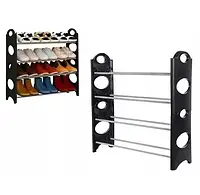 Полка для обуви Stackable Shoe Rack разборная стойка органайзер модульный для обуви pl