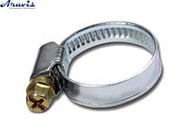 Хомут 8-12 W2(нерж) "HOSE CLAMP" КВАНТ (уп.10шт) (100)