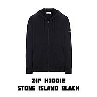 Zip Hoodie Stone island Black