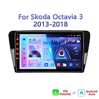 Магнитола Mekede Skoda 10" 4/64 для Skoda Octavia A7 Шкода Октавиа А7 Android CarPlay WiFi USB 4G GPS