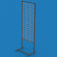 Стенд торговий для окулярів з гачками Єва-60, чорно-золотистий