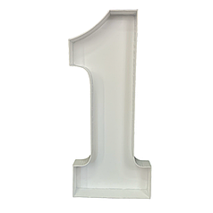 Цифра 1 з пінокартону (1м)