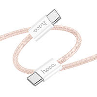 SM  SM Кабель Hoco X104 Type-C to Type-C PD 60W 2m pink