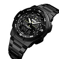 Фирменные спортивные часы SKMEI 1370BKWT / Часы для военнослужащих / Часы DI-940 наручные мужские