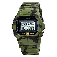 Военные тактические часы SKMEI 1628CMGN / Армейские часы / Мужские армейские водостойкие AF-589 тактические