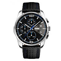 Часы наручные мужские SKMEI 9106BU, стильные классические мужские часы, часы наручные UY-784 мужские