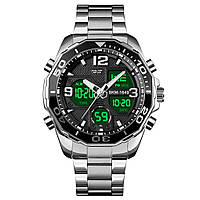 Модные мужские часы SKMEI 1649SB / Водостойкие тактические часы / Водонепроницаемые GV-913 мужские часы