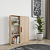 Полиця для книг стелаж для дому Книжкова шафа Офісний стелаж ДСП. P-43, фото 5