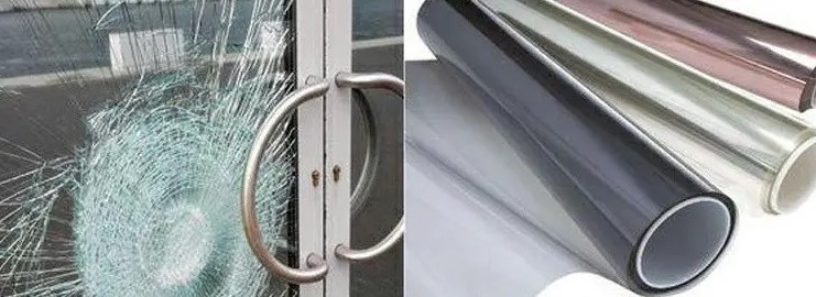 Бронеплівка на вікна, захисна прозора плівка на вікна, ширина 152 см, розпродаж зі складу