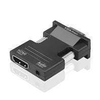 HDMI-VGA адаптер перехідник з портативним аудіороз’ємом HDMI 3,5 мм для портативного ПК PS3
