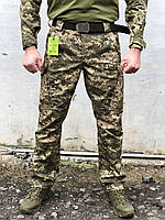 Штаны тактические мужские пиксель рип стоп, военные камуфляжные штаны, армейские боевые брюки для зсу