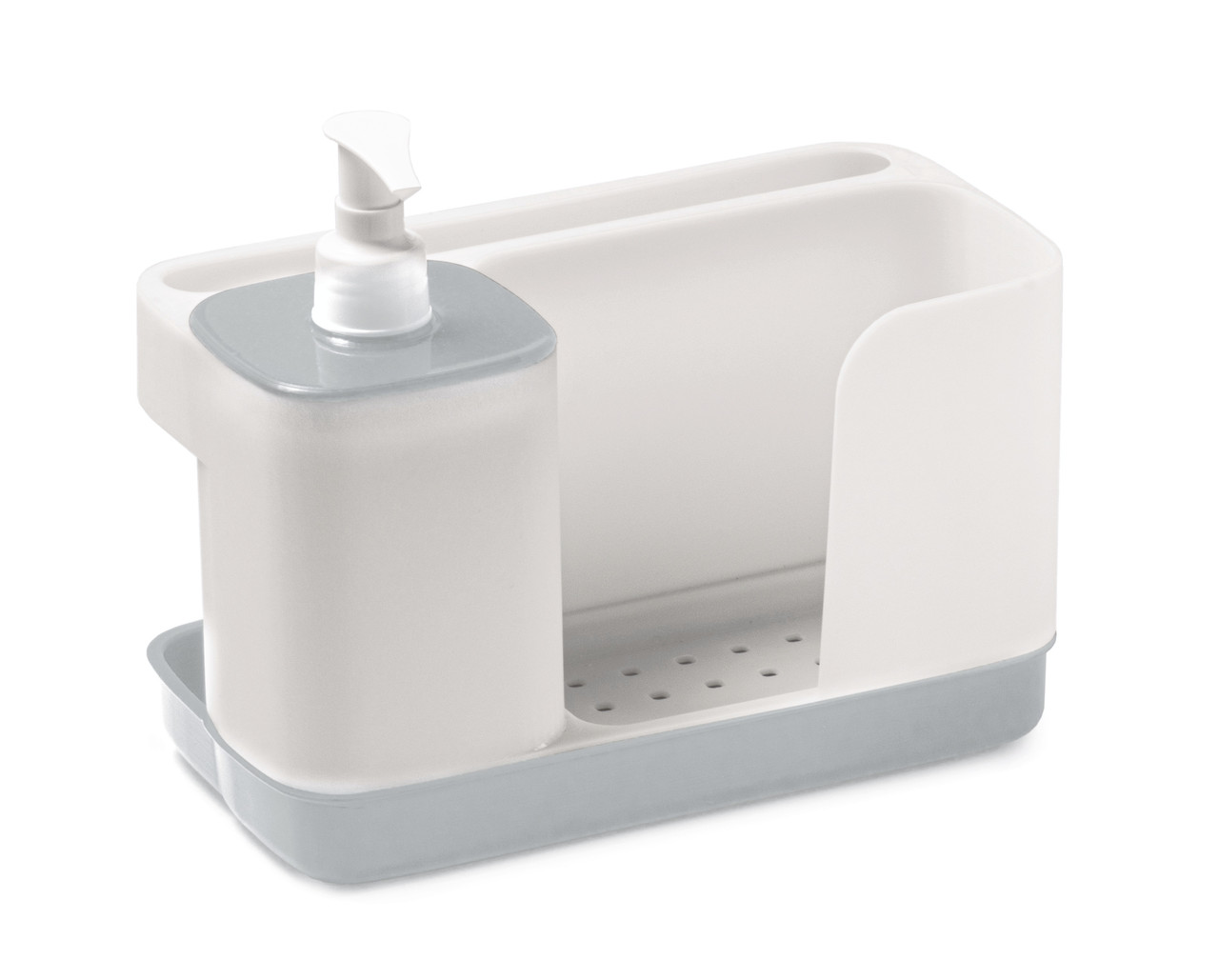 Органайзер кухонний з дозатором для миючого засобу Snips, біло-сірий
