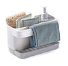 Органайзер кухонний з дозатором для миючого засобу Snips, біло-сірий, фото 6