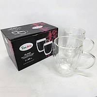 Склянки для чаю Con Brio CB-8430-2 300 мл 2 шт, Чашки для кави, Набір чашок KW-288 для чаю