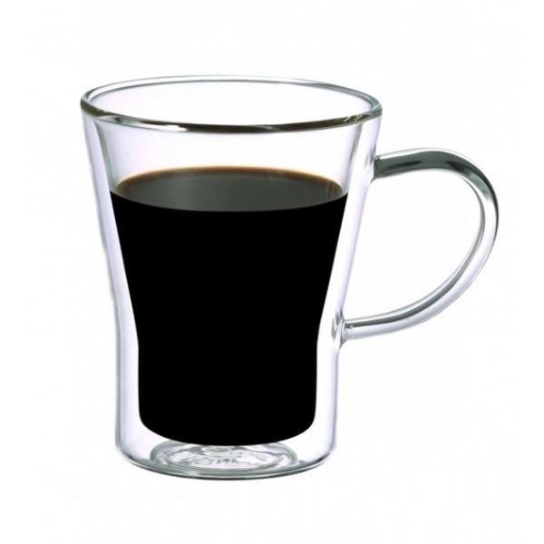 Подвійна склянка для кави Con Brio CB-8535-2 350 мл 2 шт | Набір склянок з PJ-234 подвійними стінками